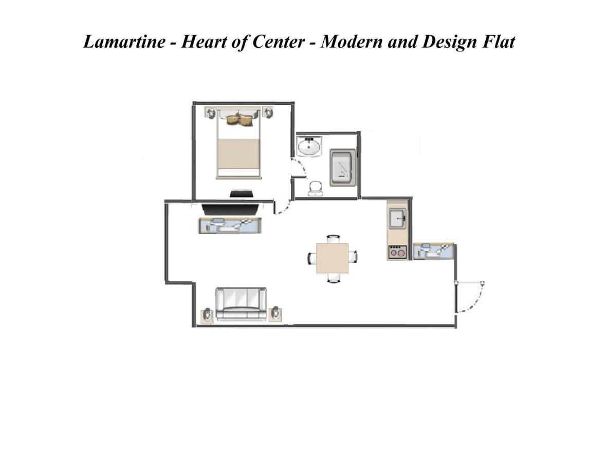 Lamartine- Heart Of Center- Modern And Design Flat Ницца Экстерьер фото